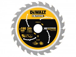 Dewalt FlexVolt XR Circular Saw Blade 190mm x 30mm 24T