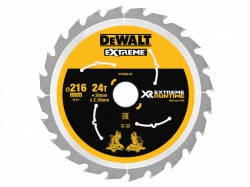 Dewalt FlexVolt XR 216mm x 30mm 24T Circular Saw Blade