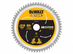 Dewalt FlexVolt XR 216mm x 30mm 60T Circular Saw Blade