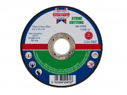 Faithfull Cut Off Disc for Stone 115 x 3.2 x 22mm