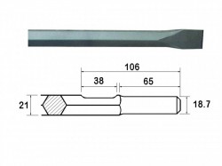 Faithfull Chisel 380mm Kango Shank (914118)