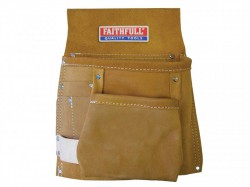 Faithfull FAISTNP2 Single Tool & Nail Pouch