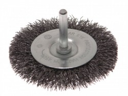 Faithfull Wire Brush 50mm x 6mm Shank 0.30mm