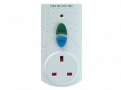 Faithfull Power Plus White RCD Adaptor (Circuit Breaker)