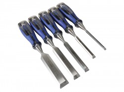 IRWIN Marples M750 Splitproof Pro Bevel Edge Chisel Set, 5 Piece