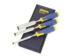 Irwin Marples MS500 All-Purpose Chisel ProTouch Handle Set of 3