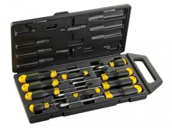 STANLEY� Hand Tools Cushion Grip Screwdriver Set, 10 Piece