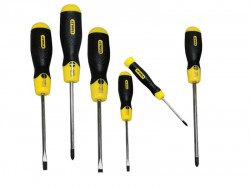 Stanley Cushion Grip Screwdriver Set of 6