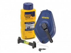 Irwin Strait-Line Chalk Line, Chalk & Level Set