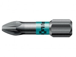 Wera 855/1 BTZ Pozidriv BiTorsion PZ2 Bit Extra Tough 25 mm Pack 10