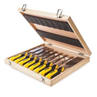 Stanley Chisel Strike Cap Set 8 in Wooden Presentation Box