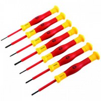 C.K T4897 VDE Screwdriver Set - 7 SL/PH