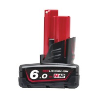 Milwaukee M12B6 12v 6.0Ah Red Lithium-Ion Battery