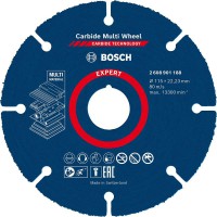 Bosch 2608901188 115mm x 22.23mm Carbide Multi Wheel