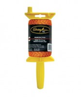 Stringliner 500ft String Line Reel - Black/Orange Braided