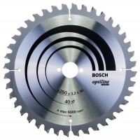 Bosch Circular Saw Blade Optiline Wood 250 x 30 x 3,2 mm 40