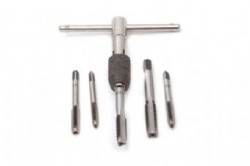 Rolson 6pc Tap Wrench & Holder Set