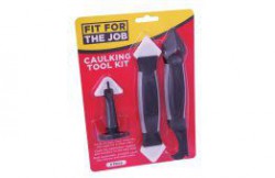 Fit For The Job 3 Piece Caulking Tool Kit