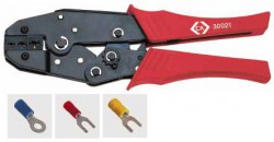 CK Ratchet Crimping Pliers For Insulated Terminals Red  Blue & Yellow