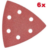 Milwaukee 48906073 6pc 120 Grit Starlock Multi Tool Sanding Paper