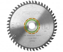 Festool 491952 Fine Tooth Saw Blade TS55 160mm x 20mm x 48T