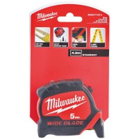 Milwaukee 4932471815 5m Premium Wide Blade Tape Measure - Metric Only