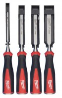 Milwaukee 4932479897 Bevelled Edge Chisel Set - 4 Pcs