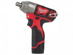 Milwaukee M12BIW12-202C 12v 1/2in Compact Impact Wrench 2 x 2.0ah Li-ion Batteries