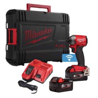 Milwaukee M18 ONEID2-502X 18v Fuel One-Key Impact Driver 1/4\" Hex With 2 x 5.0Ah Batteries