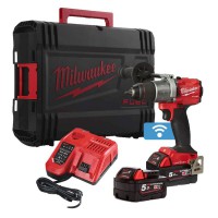 Milwaukee M18ONEPD2-502X 18V Li-ion Combi Drill With 2 x 5.0ah Batteries