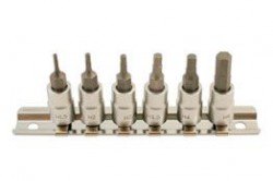 Laser 5682 Hex Bit Set 1/4\"D 6pc