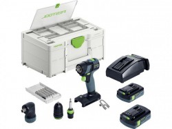 Festool TXS18C 3.0 Set 18v Cordless Drill SYS Kit With 2 X 3.0ah Batteries