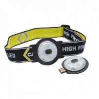 C.K T9608R2 LED Head Torch Twin Pack USB