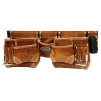 Rolson 68878 Double Tool Leather Brown Pouch