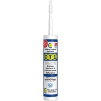 CT1 White Sealant & Construction Adhesive 290ml - Single Tube