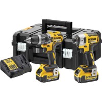 Dewalt DCK266M2T 18V XR Brushless Combi Drill & Impact Driver Twin Pack With 2 x 4.0Ah Batteries