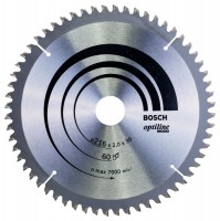 Bosch 2608640433 216mm 60T Optiline Wood Circular Saw Blade