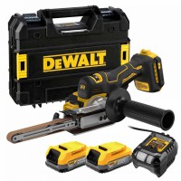 Dewalt DCM200E2T XR 18v Brushless Band File With 2 x 1.7Ah Powerstack Li-ion Batteries