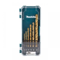 Makita D-72833 6 Piece HSS TiN Drill Bit Set