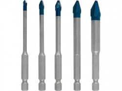 Bosch 2608900597 90mm Hex-9 Hard Tile/Ceramic Bit Set - 5pc