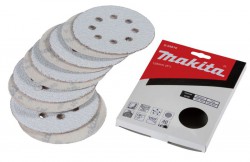 Makita D-65816 125mm 40 Grit Abrasive Discs - Pack of 10