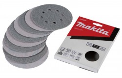 Makita D-65850 125mm 120 Grit Abrasive Discs - Pack of 10