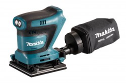 Makita DBO480Z 18V LXT Cordless Palm Sander Hook & Loop + Clamp - Body Only