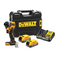 Dewalt DCF850E2T-GB 18v XR Brushless Ultra Compact Impact Driver With 2 x 18v Powerstack Batteries