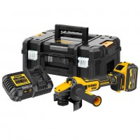 Dewalt DCG409T1 18v XR Flexvolt Advantage Grinder With 1 x 6.0Ah Battery And Charger