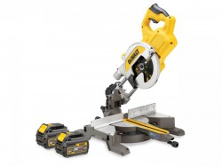 Dewalt DCS777T2-GB 54v XR Flexvolt 216mm Mitre Saw With 2 x 6.0Ah Batteries