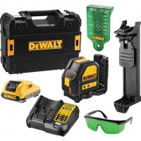 Dewalt DCE088D1G 12v Self Levelling Cross Line Green Laser With 1 x 2.0Ah Li-Ion Battery