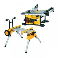 Dewalt DWE7485 210mm Compact Table Saw With DE7400 Saw Stand - 110v