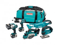 Makita DK18010 18v LXT Lithium-Ion 5 Piece Cordless Kit With3 x 3ah Batteries