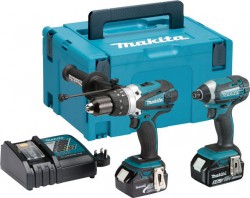 Makita DLX2145TJ 18v LXT Combi & Impact Drill With 2 x 5.0Ah Li-Ion Batteries